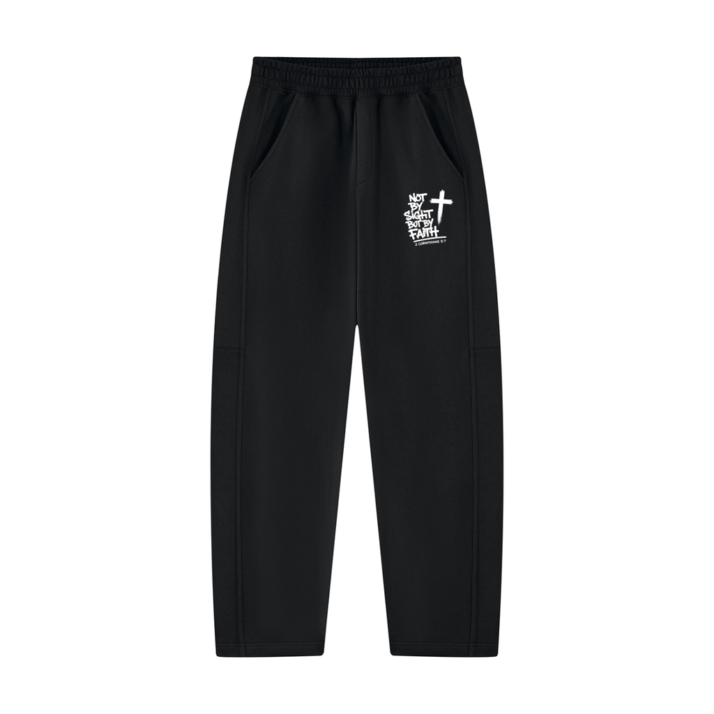 NOT BY SIGHT BUT BY FAITH Unisex Tapered Straight Hem Sweatpants