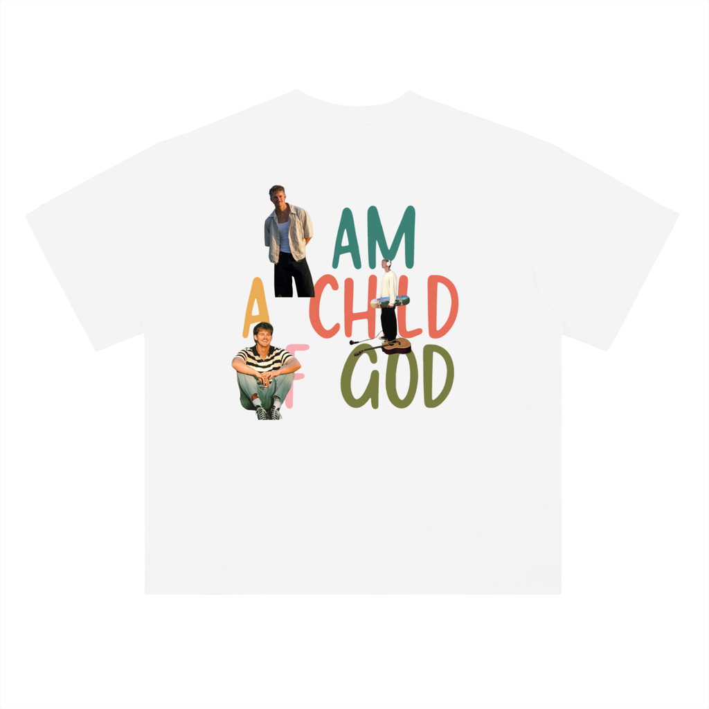 Forrest Frank I Am A Child Of God Heavyweight Drop Shoulder Cotton T-Shirt