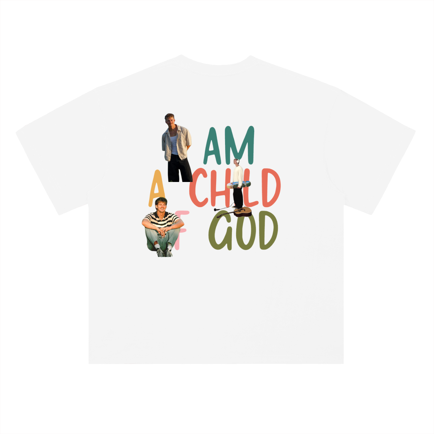 Forrest Frank I Am A Child Of God Heavyweight Drop Shoulder Cotton T-Shirt