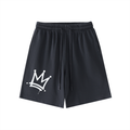 GRAFFITI CROWN Vintage Wash Cotton Shorts