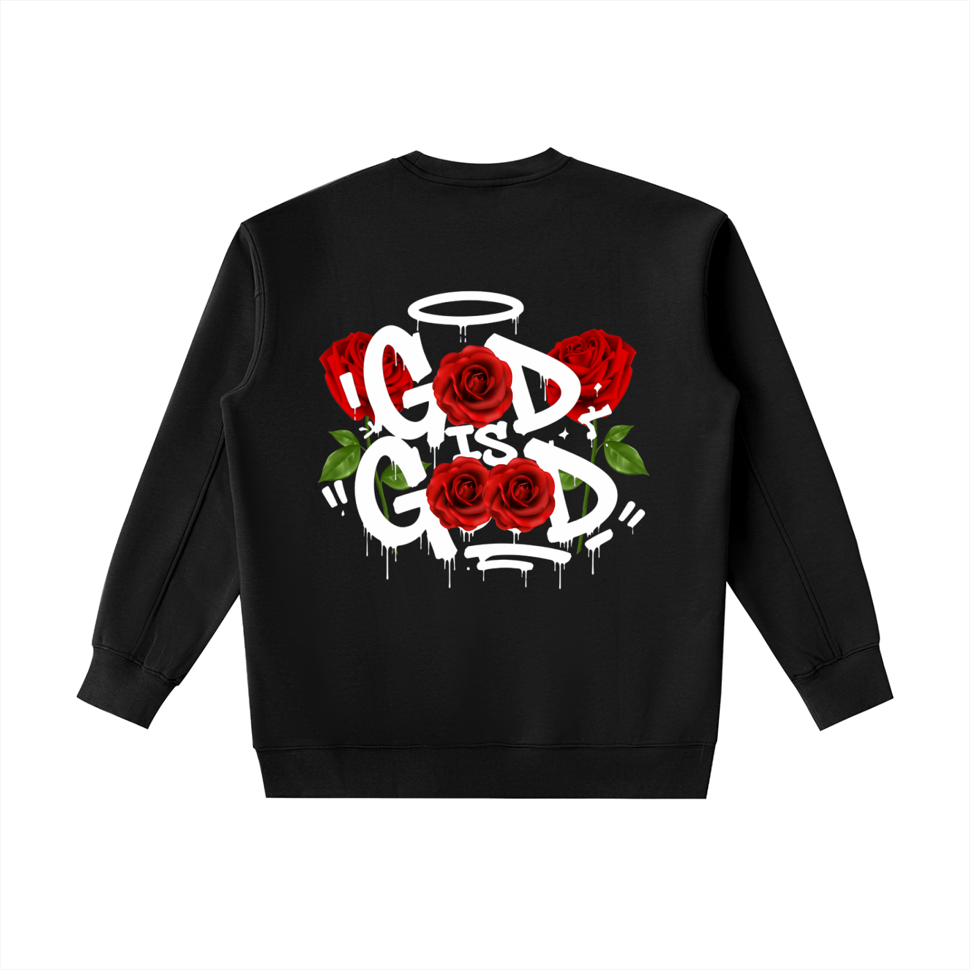 GOD IS GOOD ROSES Essential Heavyweight Crewneck Sweatshirt