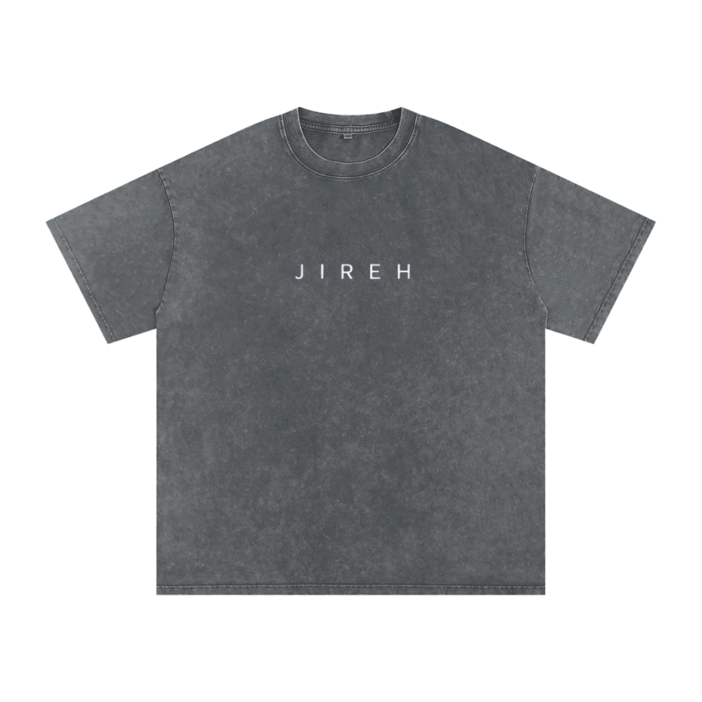 JIREH OUR PROVIDER Snow Washed Oversized Cotton T-Shirt