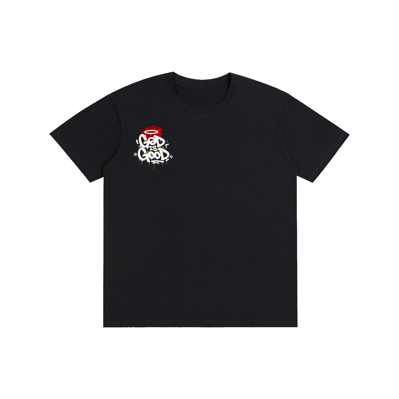GOD IS GOOD ROSES Pure Cotton Unisex T-Shirt