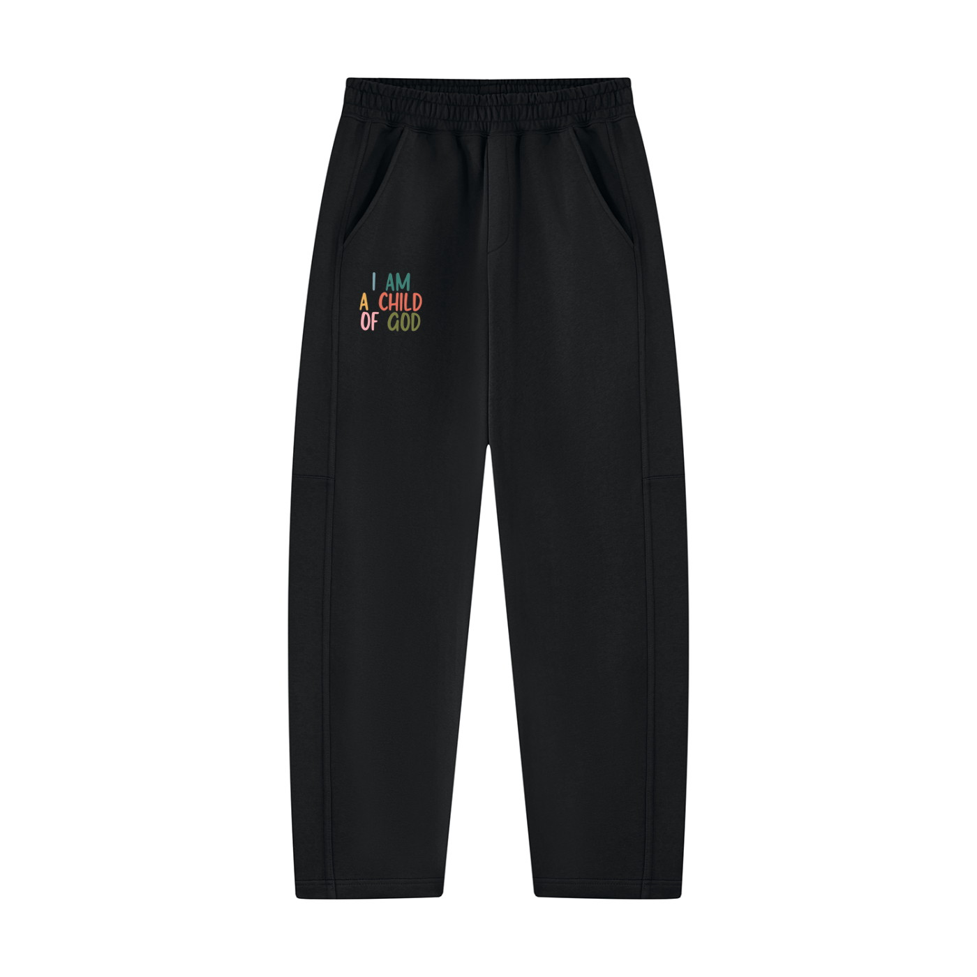 I AM A CHILD OF GOD Unisex Tapered Straight Hem Sweatpants