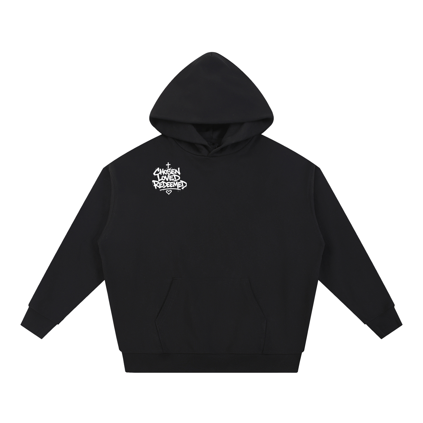 CHOSEN LOVED REDEEMED ROSES Essential Heavyweight Hoodie