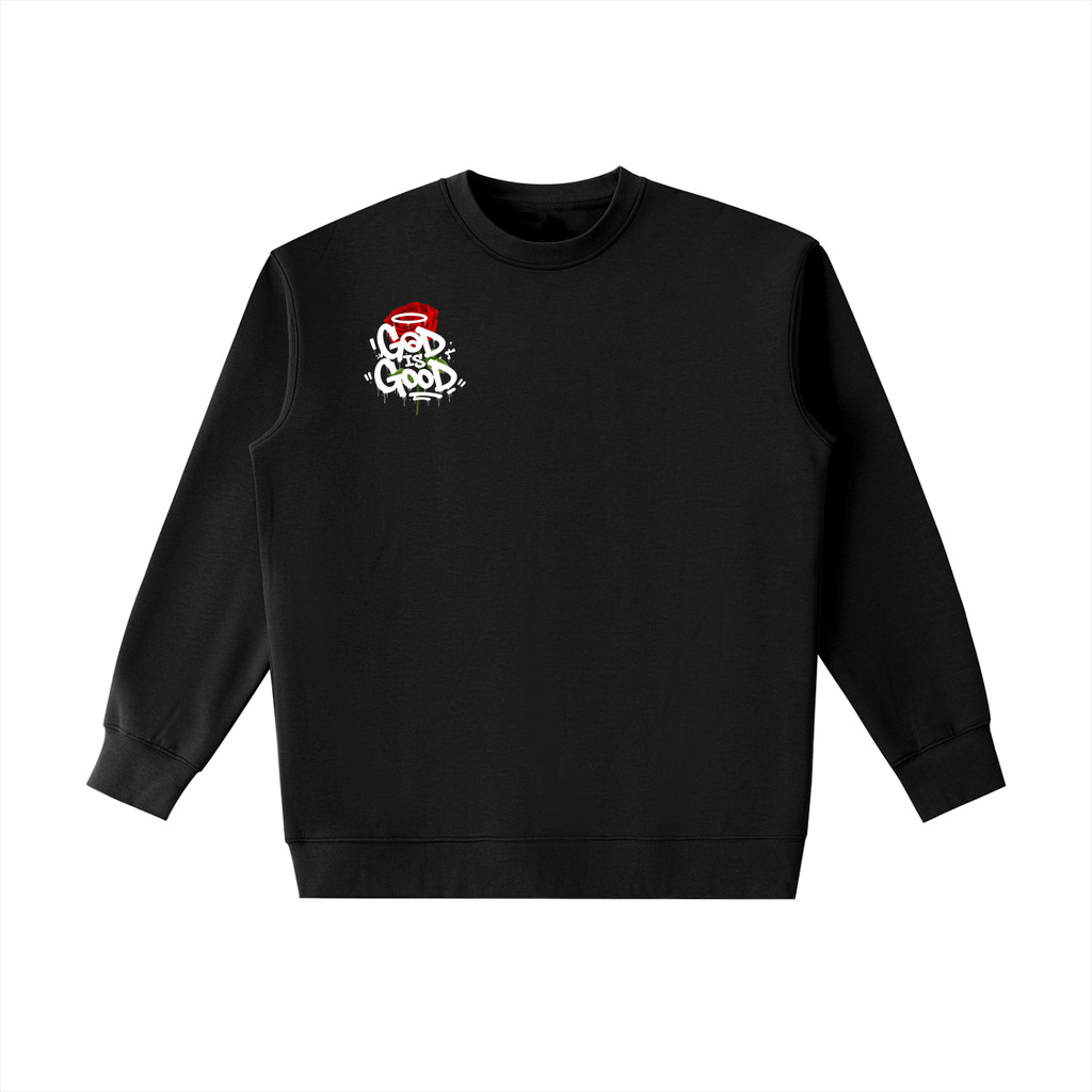 GOD IS GOOD ROSES Essential Heavyweight Crewneck Sweatshirt