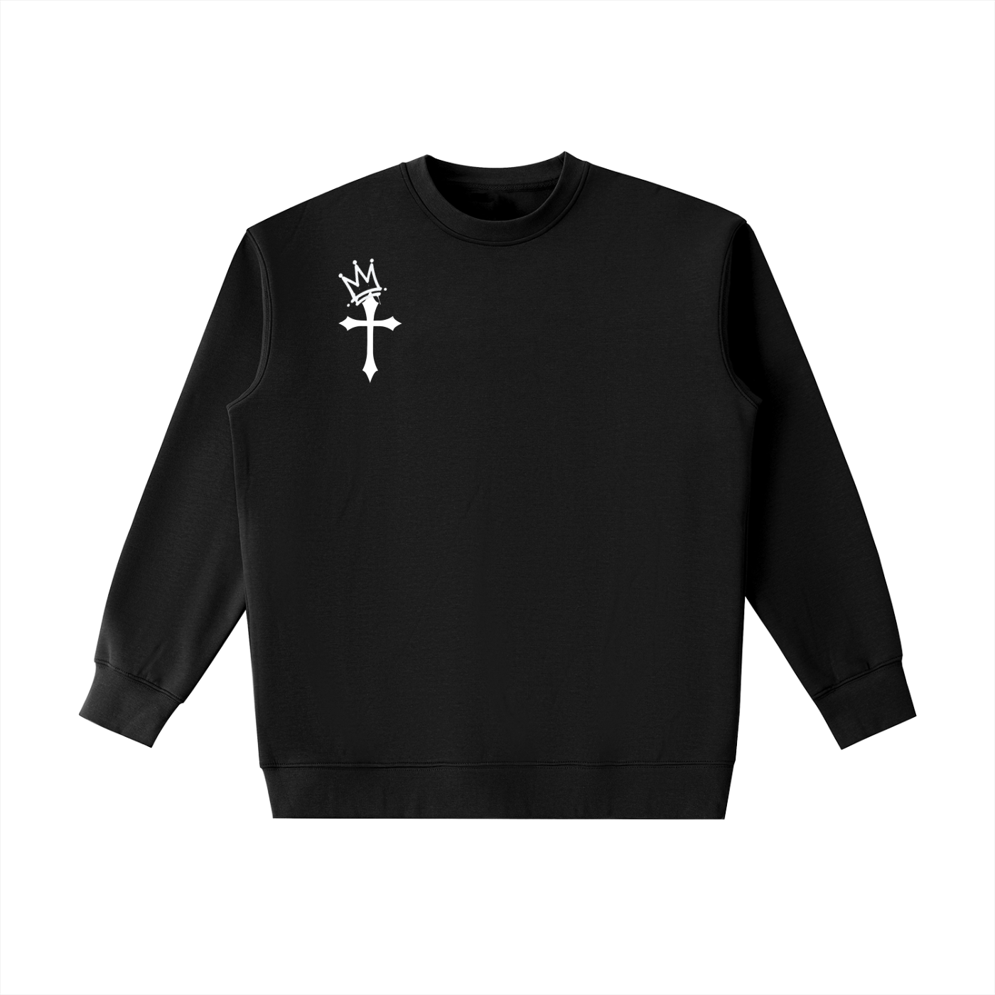 CROSS WITH CROWN Essential Heavyweight Crewneck Sweatshirt