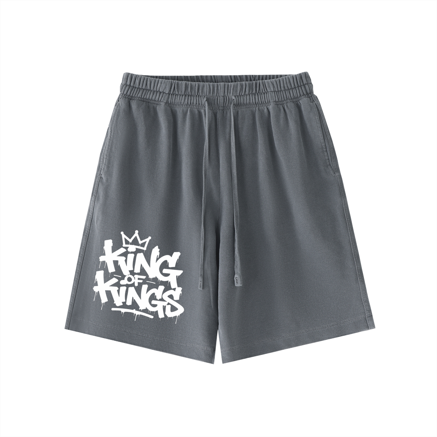 KING OF KINGS Vintage Wash Cotton Shorts