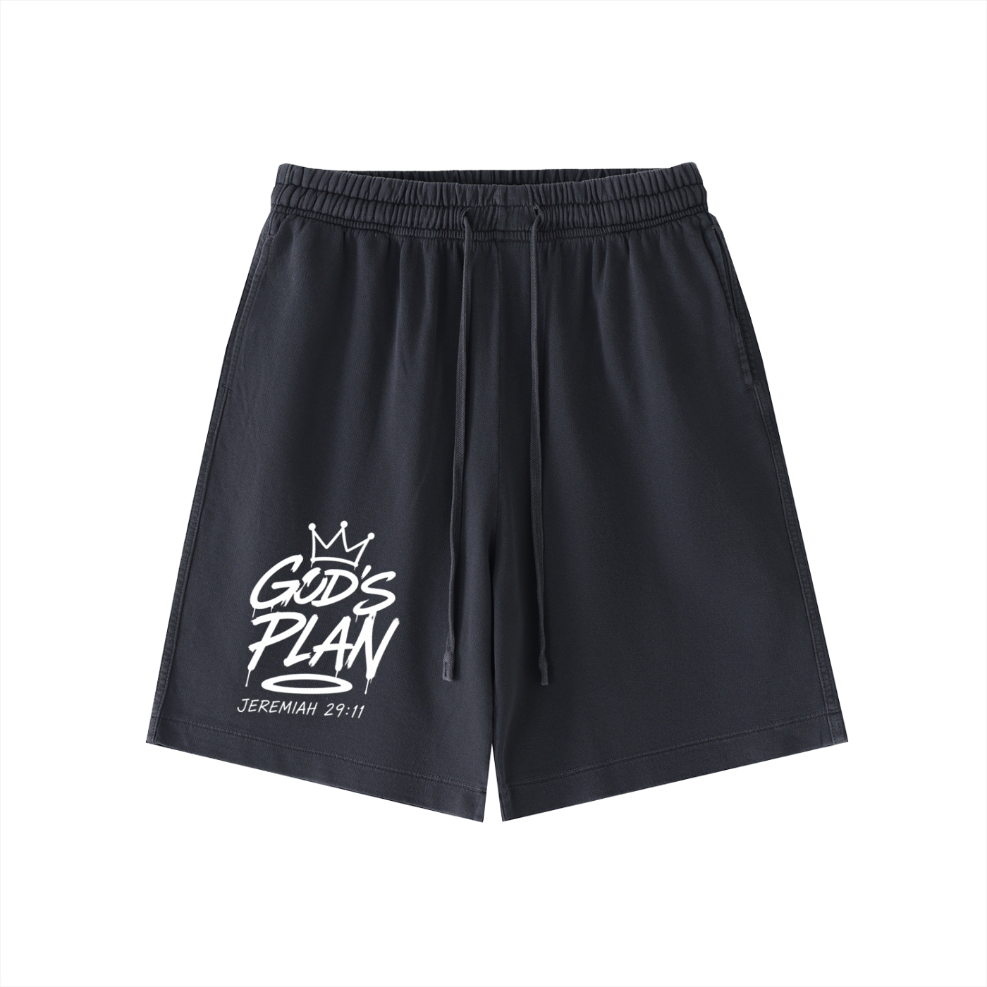 GODS PLAN Vintage Wash Cotton Shorts
