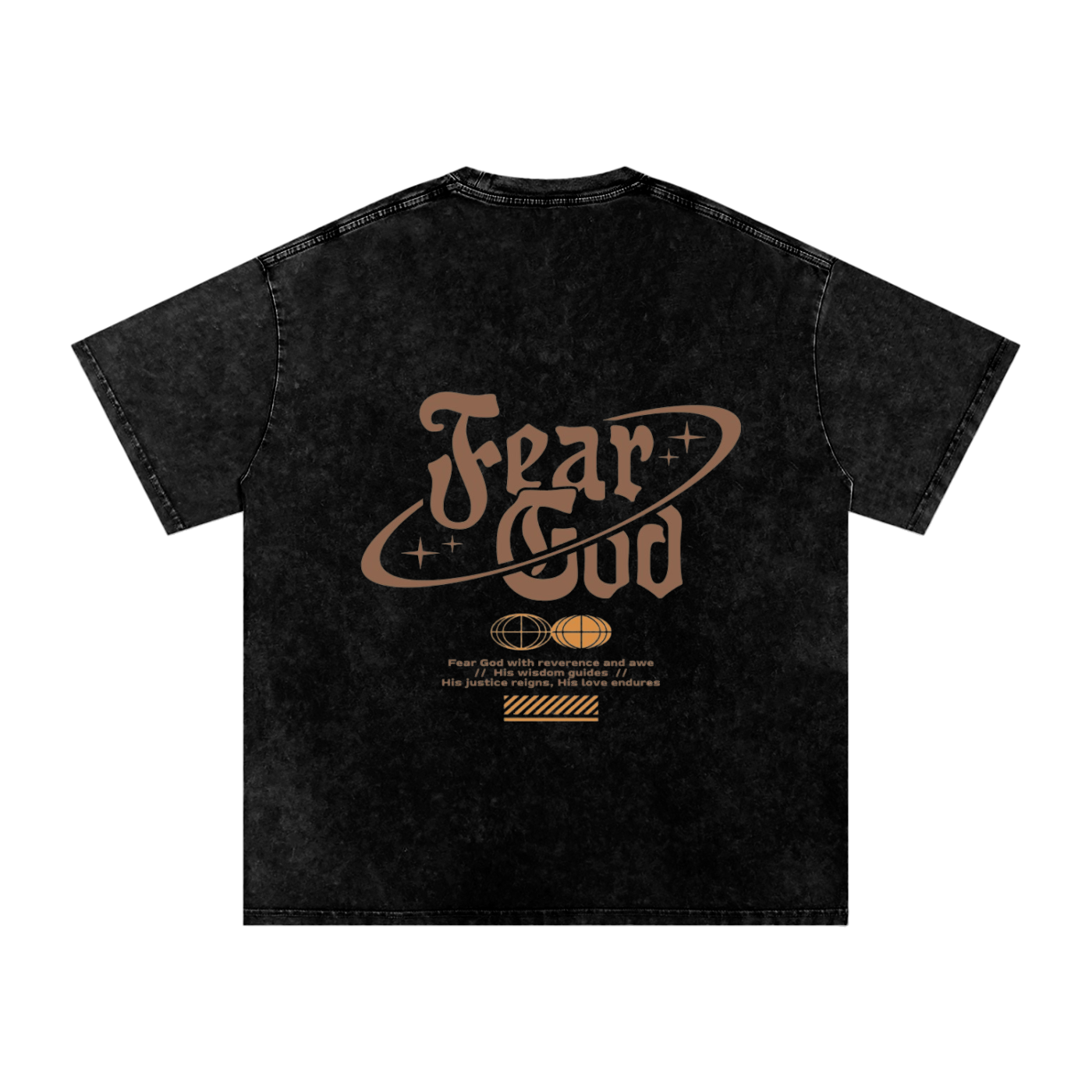 FEAR GOD Snow Washed Oversized Cotton T-Shirt