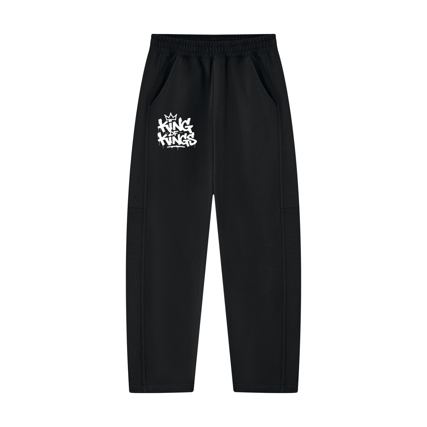 KING OF KINGS Unisex Tapered Straight Hem Sweatpants