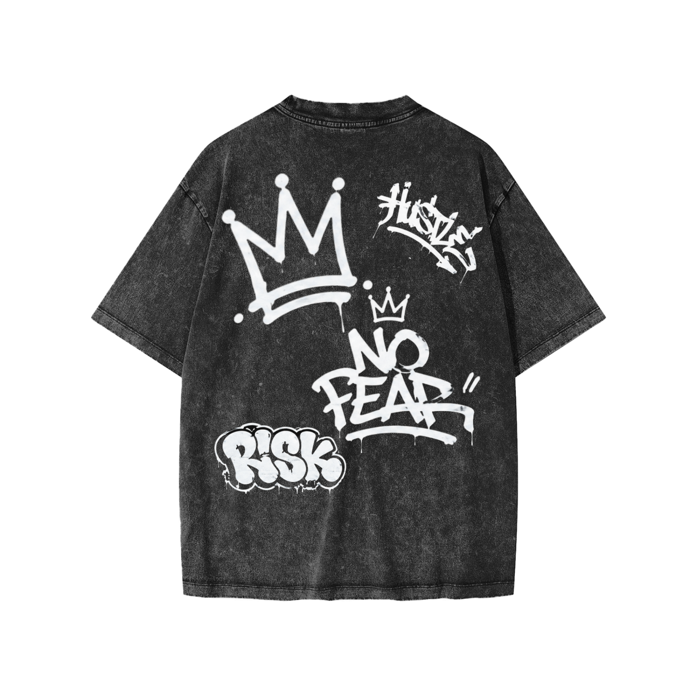 No Fear Graffiti Snow Washed Kids' T-Shirt