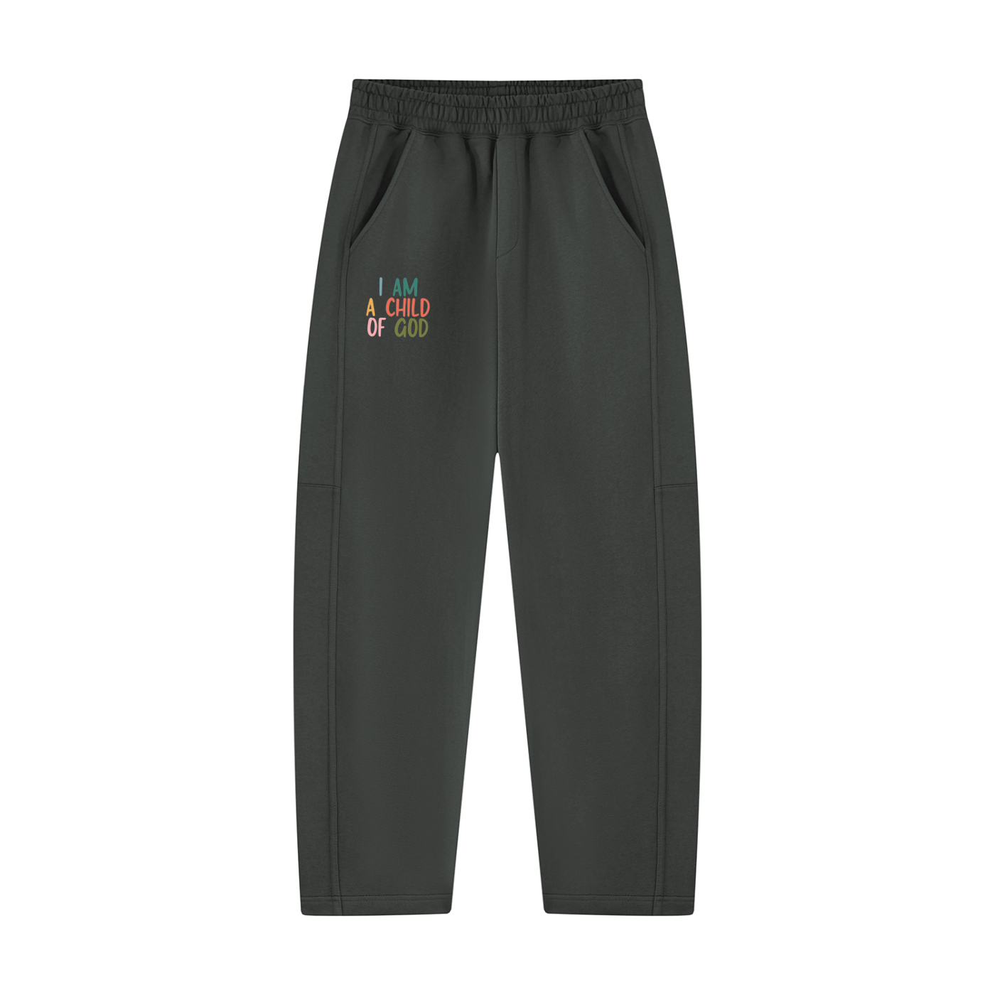 I AM A CHILD OF GOD Unisex Tapered Straight Hem Sweatpants