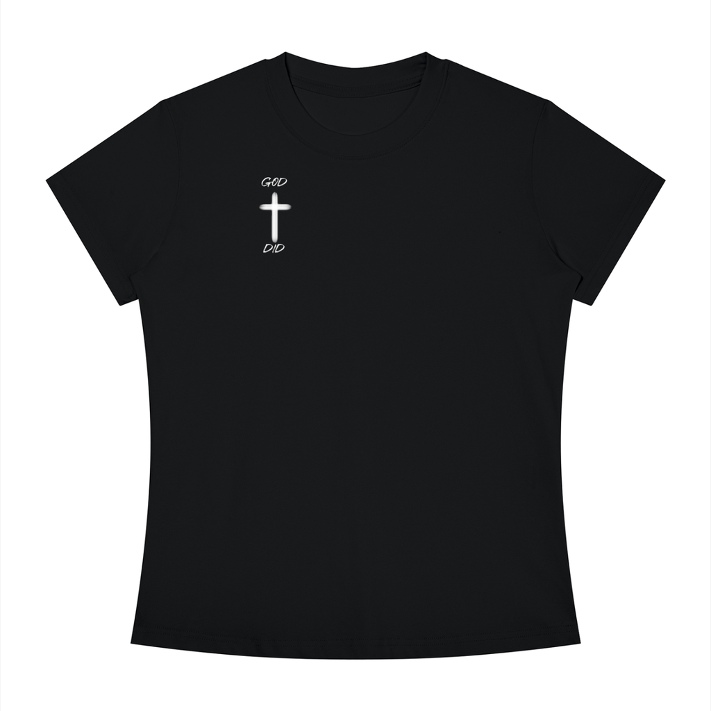 GOD DID Women's Slim Fit Crewneck T-Shirt