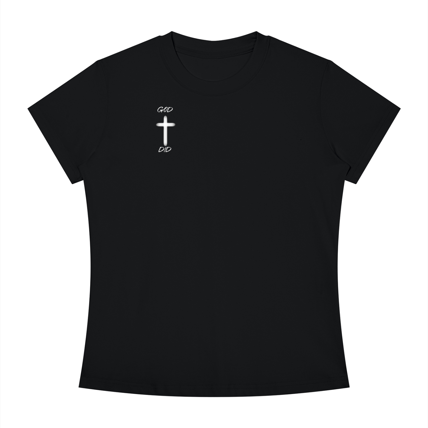 GOD DID Women's Slim Fit Crewneck T-Shirt