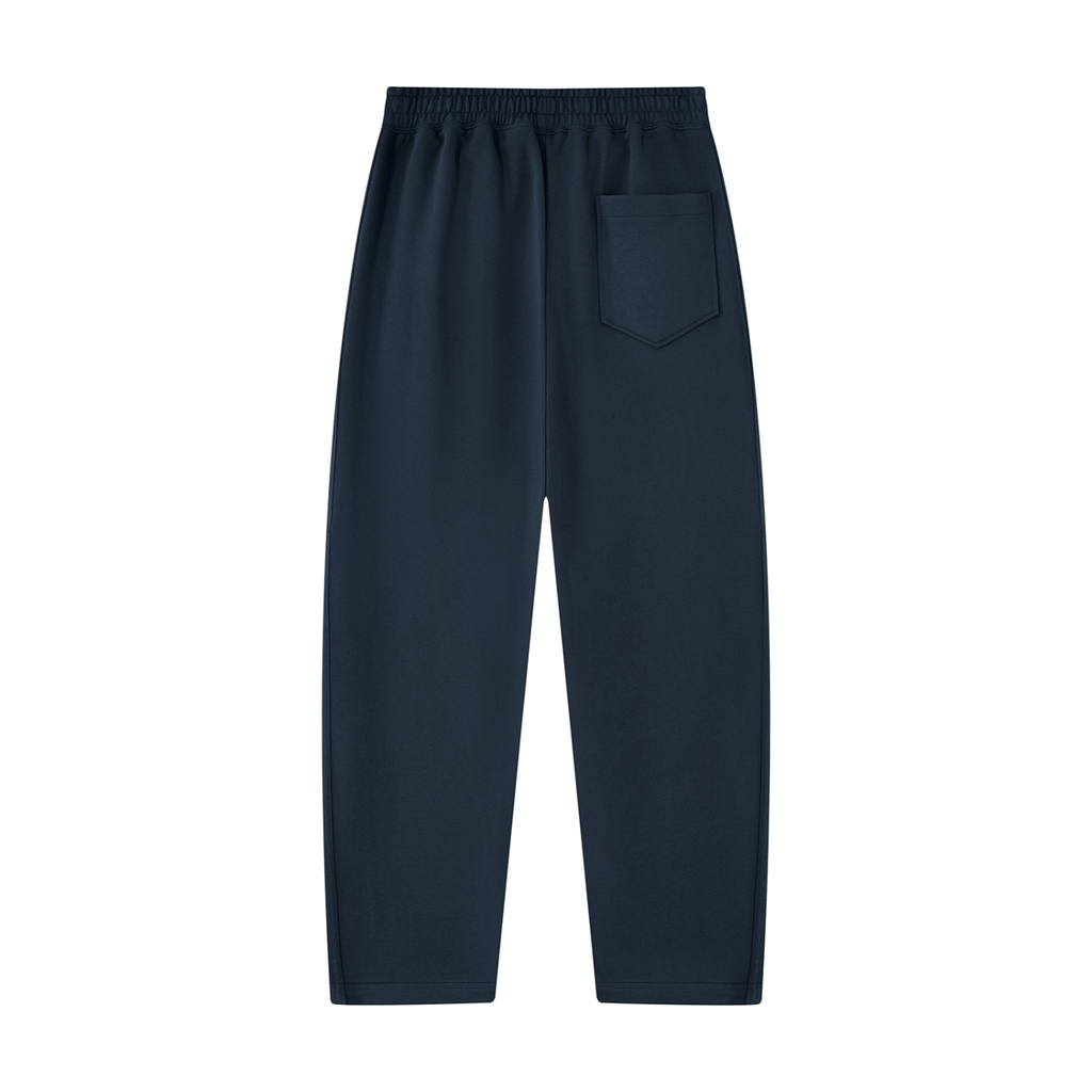 CROWN Unisex Tapered Straight Hem Sweatpants