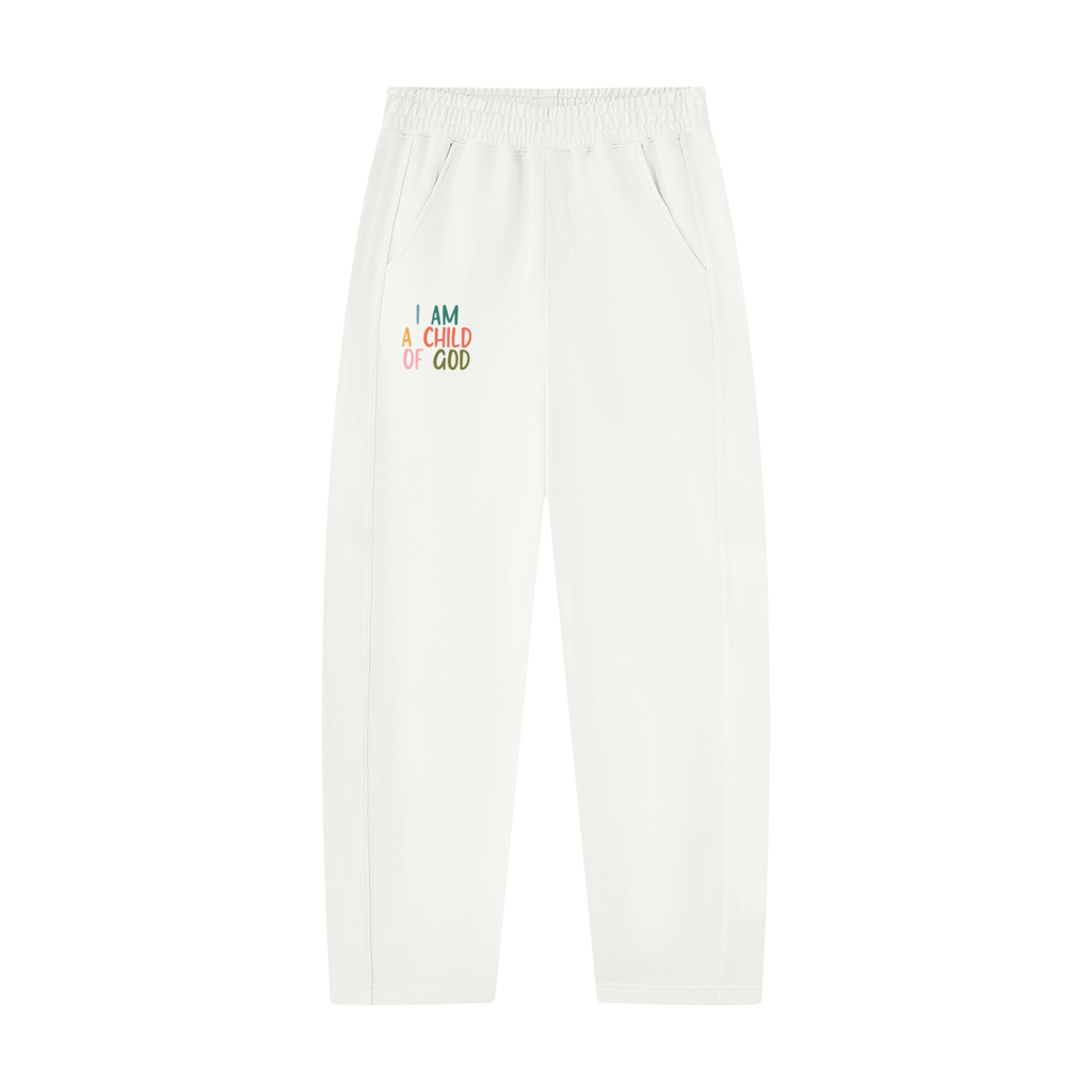 I AM A CHILD OF GOD Unisex Tapered Straight Hem Sweatpants