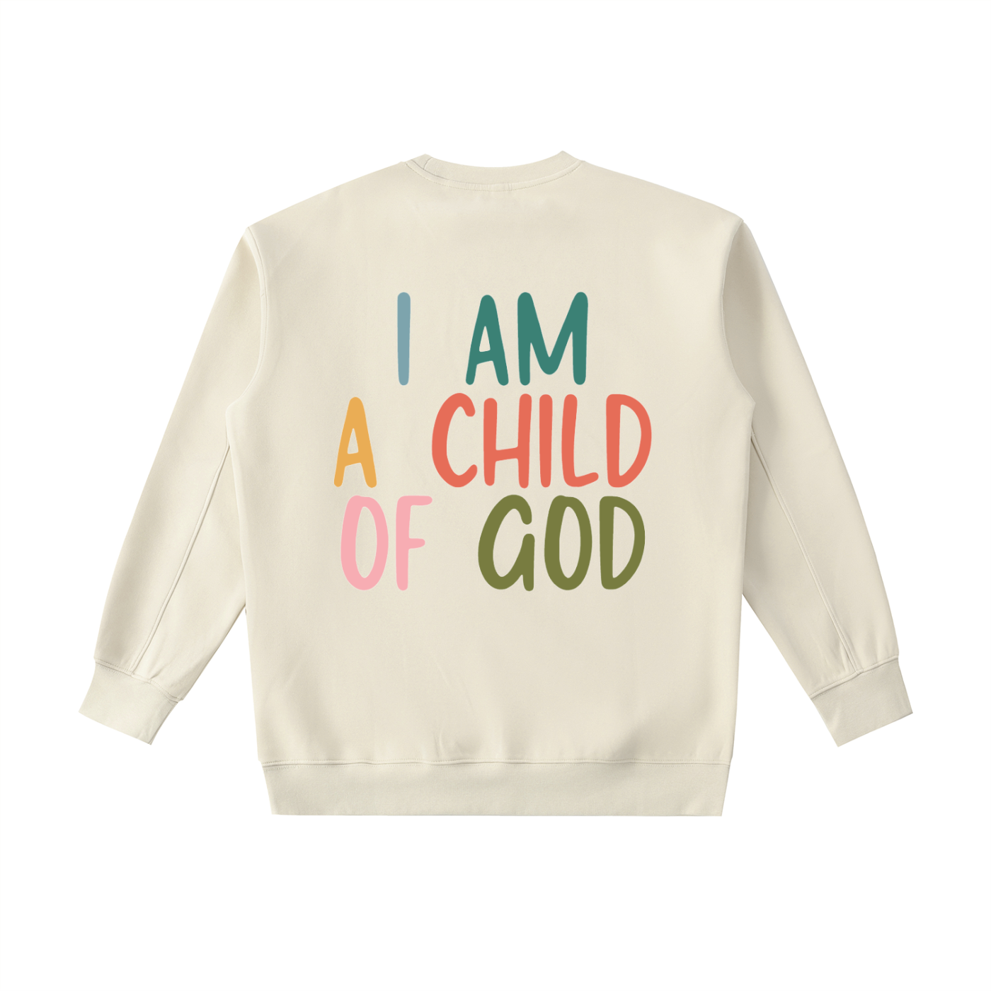 I AM A CHILD OF GOD Essential Heavyweight Crewneck Sweatshirt