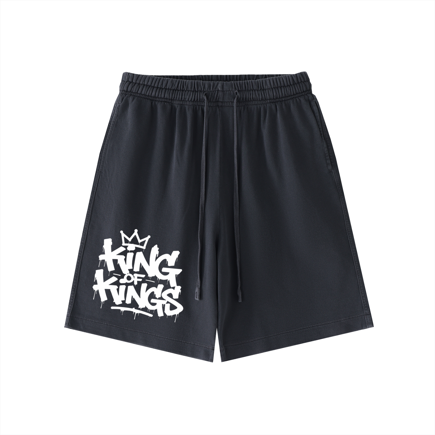 KING OF KINGS Vintage Wash Cotton Shorts