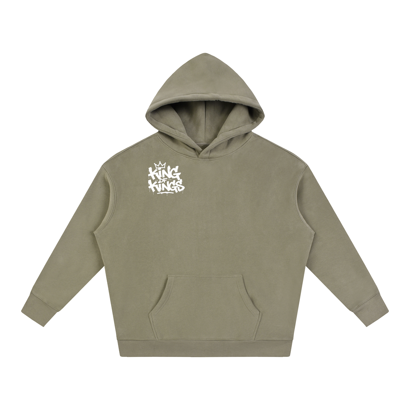 KING OF KINGS Oversize Fleeced Hoodie